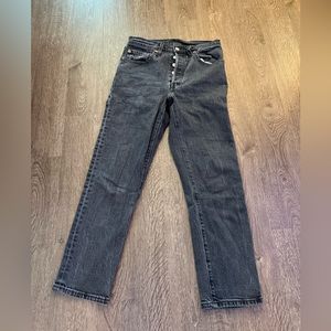 Levi’s Black Wedgie jeans